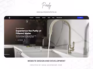 WIX website design and development