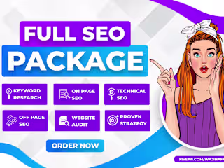 Keyword Research, On-Page, Off-Page & Monthly SEO Services