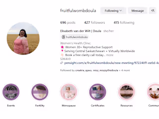 Social Media and Brand Strategy for Fruitful Womb Doula Services