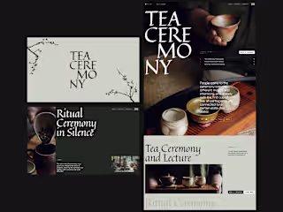 Web site & Visuals for Instagram for Tea Club