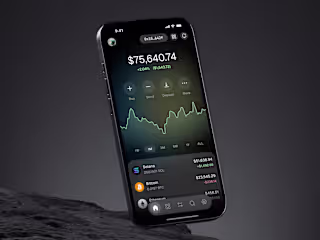 Crypto Web3 Wallet App: Portfolio Overview Design