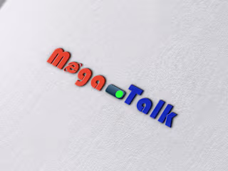  The MEGATALK logo DESIGN
