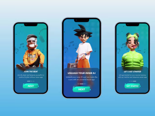 Music App - Onboarding Screen