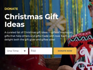 Christmas Gifts that Matter (SEO/Landing Page)