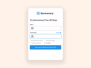 Sign Up / Log In Flow