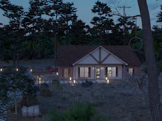 Exterior Modeling and render animation