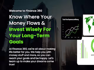 Finance 360 web design