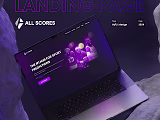 Sports Landing Page