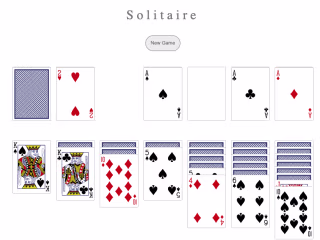 Solitaire card game