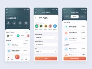 Finance App, Dashboard, and Website