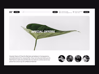 Website for Charcho Rentals