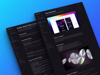 Documentation - Radius UI (framer template)