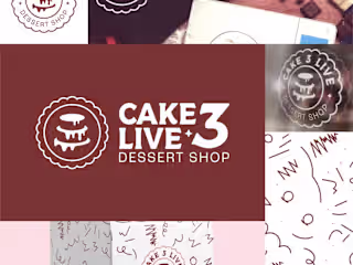 Cake 3 Live – Brand Identity
