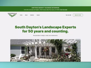 Website Redesign for Centerville Landscape