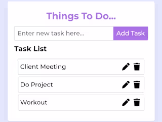 To Do App