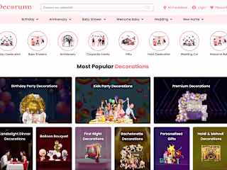 Decorum: Event Booking with Seller and Admin Site
