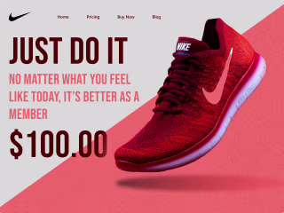 Nike Product Page Design
