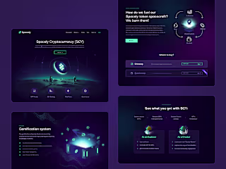 New landing for Spacely, a platform for creators & communities