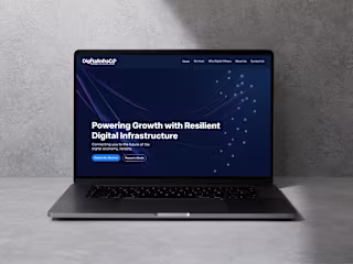 Digital Infraco Website Redesign – B2B Telecom & Infrastructure