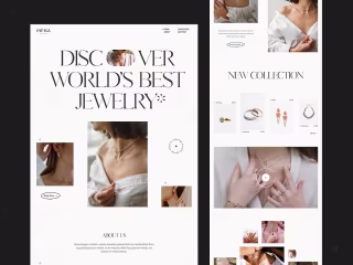 Jewelry E-commerce store design