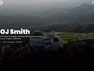 OJ Smith - React / Next.js Headless Wordpress Application