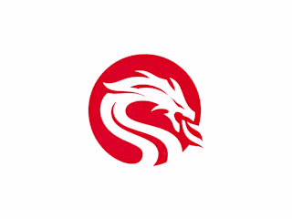 Year of the Dragon Logo - 龍年 Traditional Fusion