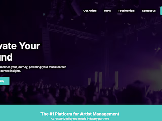 Artist Flow - Music Artist Management Community & Dashboard