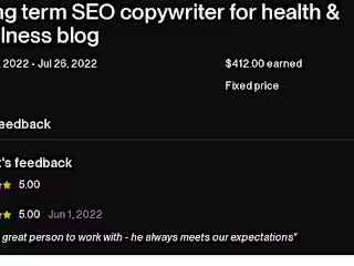 SEO Copywriting for a Health & Wellness Blog