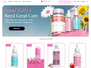 Shopblaze Feminine Care | Shopify website