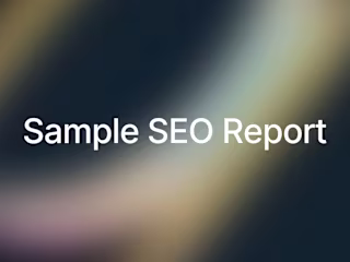 Sample SEO Audit