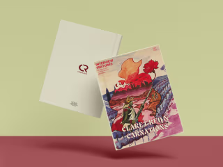 Claret Red and Carnations: Magazine Design