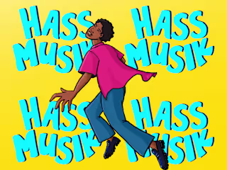 Hass Musik illustration & Logo