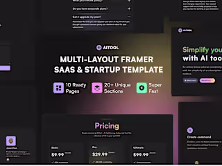 AITool — SaaS & Startup Website