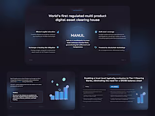 Crypto Platform Pitch Deck Design