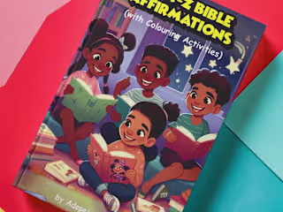 A-Z Bible Affirmations | Children Coloring Book
