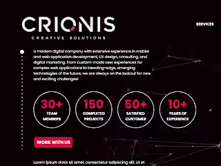 Crionis Web Design