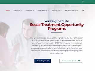 WordPress website for StopWA