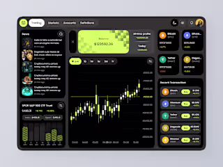Trading Dashboard | NFT | Financial | Crypto | Blockchain