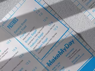 Menu Redesign