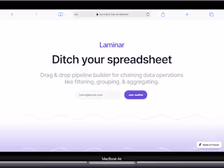 Framer Web Design for Laminar