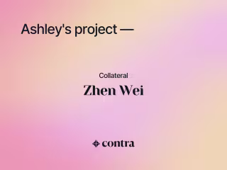 [ZHENWEI] Menu Collateral