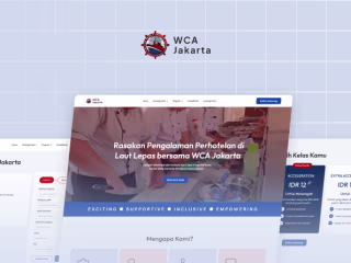Redesign World Cruise Academy Jakarta Website