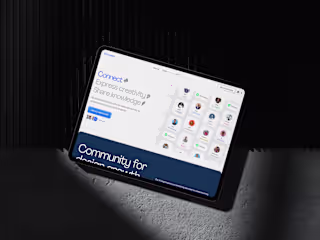 Landing Page for Design Community
