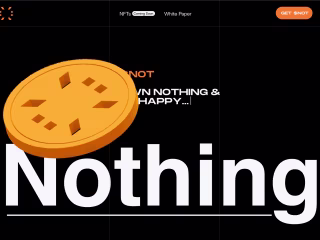 Innovative Web3 Landing Page - $NOT Project