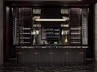 Arch Visualization of cava bar