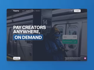 Custom Webflow Build for Gigapay.co