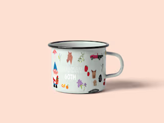 Illustration - Custom Camp Trip Mugs