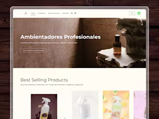 Fragrance Store Figma complete Web UI 