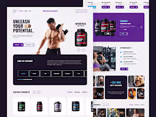 MuscleTech : Website Redesign
