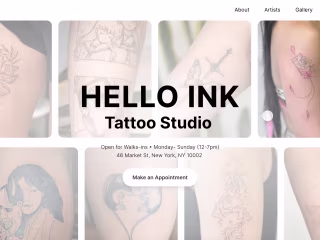 Helloink Framer Website